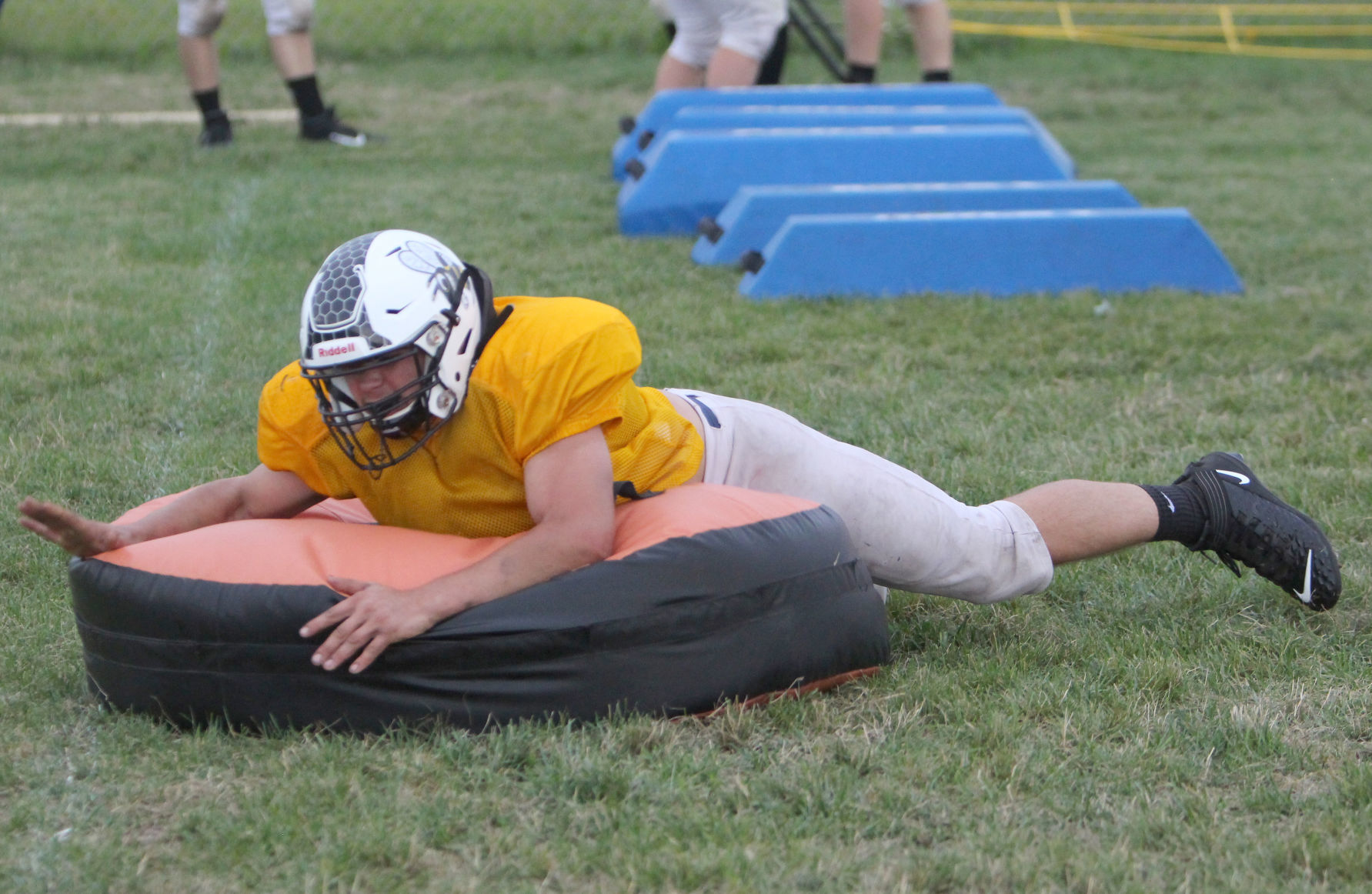 Cadott football practice 8-13-19